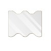 Cesicia 30" x 35" Wall Mirror, Rectangular Mirror with 2 Wavy Sides Metal Framed, Dressing Mirror, for Bathroom, Bedroom, Wall Decor - 2 of 4