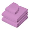 Saloniture 3-Piece Flannel Massage Table Sheet Set - Soft Cotton Flat and Fitted Sheets with Face Cradle Cover - 2 of 4
