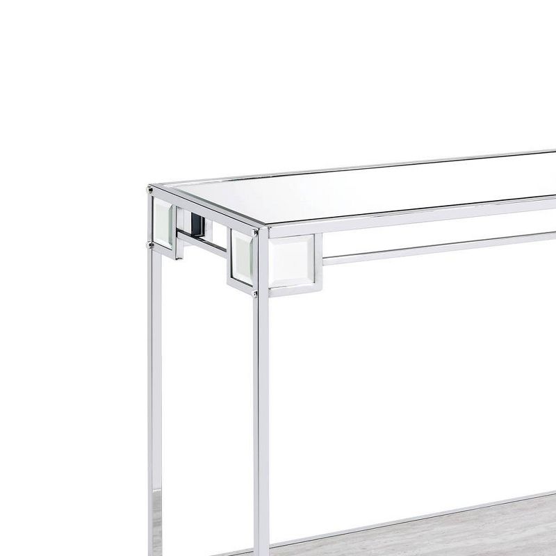 44&#34; Asbury Accent Table Mirrored/Chrome - Acme Furniture, 3 of 6