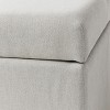 PAGED Storage Ottoman Contemporary Design Foot Stool with Tufted Waffle Stitch for Family Room, Bedroom - 4 of 4