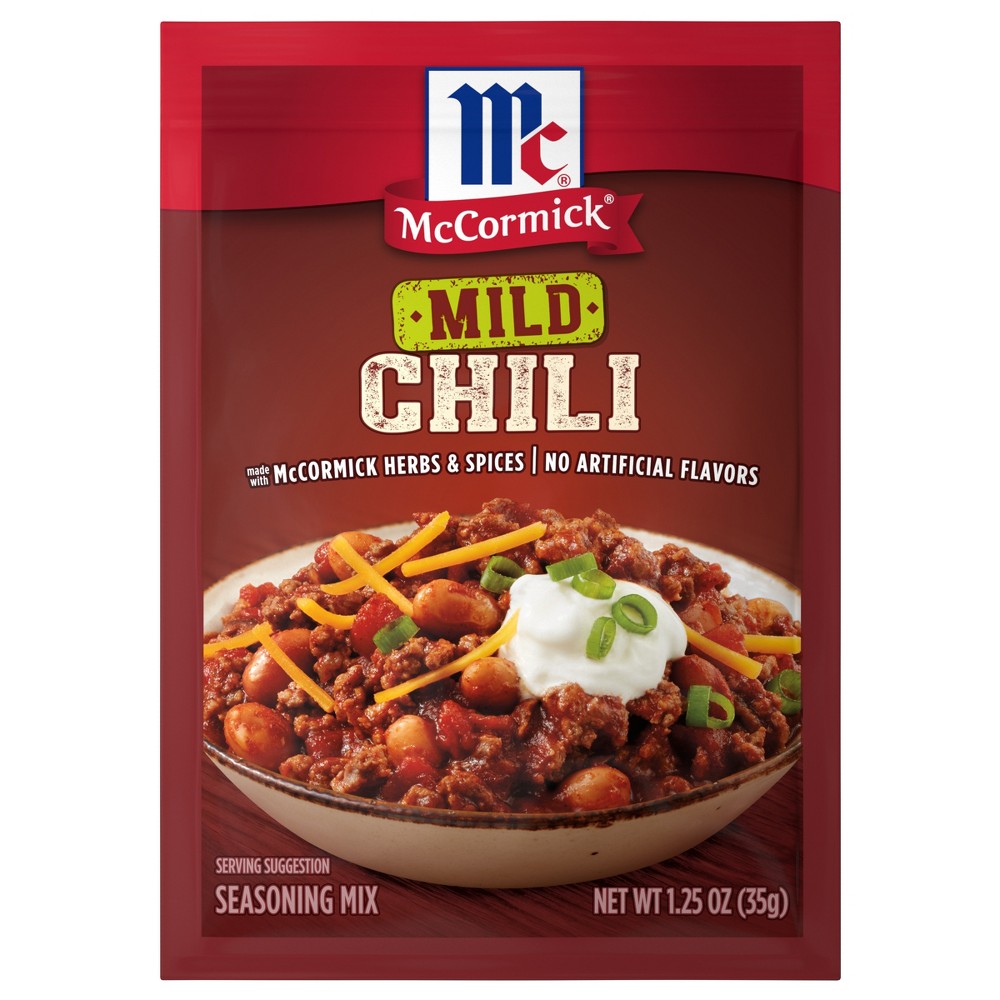 UPC 052100155203 product image for McCormick Mild Chili Seasoning Mix - 1.25oz | upcitemdb.com