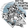 Girl's Star Wars The Mandalorian May the Fourth Be With You T-Shirt - 2 of 4