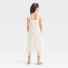 Zenzi Girls' Sleeveless Mesh Butterfly Maxi Dress - Cream - 2 of 3