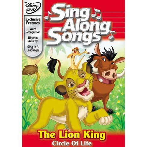 Sing Along Songs The Lion King Circle Of Life Dvd 03 Target