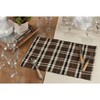 Saro Lifestyle Plaid Woven Water Hyacinth Placemat (Set of 4) - image 4 of 4