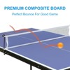 Belatt 4.5ft Foldable Table Tennis Table - 0.5" Thickness MDF Surface with Net and Paddles, Portable Indoor/Outdoor Table Tennis Set - 2 of 4