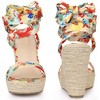 Perphy Women's Platform Floral Printed Open Toe Espadrille Wedge Sandals - 2 of 4