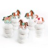 Big Dot of Happiness Run Wild Horses - Dessert Cupcake Toppers - Pony Birthday Party Clear Treat Picks - Set of 24 - 2 of 4