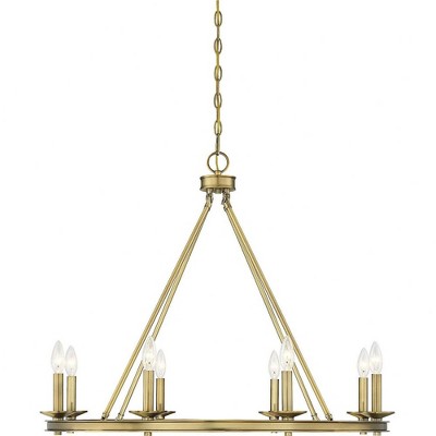 Savoy House Middleton 8 - Light Chandelier in  Warm Brass