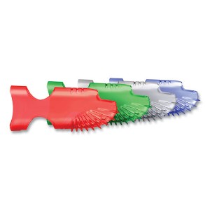 LEE Tippi Micro-Gel Fingertip Grips, Size 3, X-Small, Assorted, 10/Pack - 1 of 4