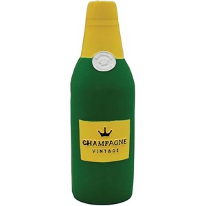 ZippyPaws - Latex Happy Hour Crusherz, Drink Themed Crunch Water Bottle Dog Toy - Champangne - 1 of 1