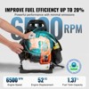 VEVOR Backpack Leaf Blower, 52CC 2-Cycle Leaf Blower with 1.37L Fuel Tank, 480CFM Air Volume 175MPH Speed, Ideal for Lawn Care - 4 of 4