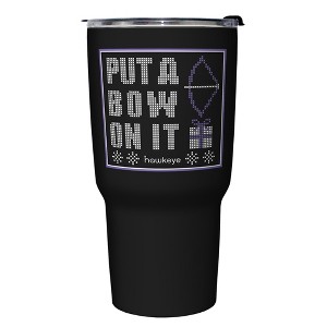 Marvel Hawkeye Ho Ho Ho Logo Stainless Steel Tumbler w/Lid - 1 of 3