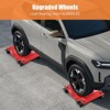 Car Dolly 4 Pack, Total 6000lbs High Load Bearing, Antiskid Plate Design, All-Direction Rotatable Wheel, 12’’x16’’ - 2 of 4