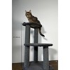 Noba 34 Inch Classic Comfort for Indoor Modern Premium Cats and Kittens Scratching Tower Larger Base for Better Stability - 3 of 4