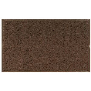 Unique Bargains Low Profile Design Solid Color Durable Dust Front Door Mat - 1 of 4