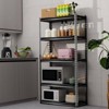 Atlas Shelving 5-Tier 30"x12"x60" 2000lbs Steel Boltless Shelving with Laminate Deck Dark Gray - 2 of 4