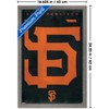 Trends International MLB San Francisco Giants - Logo 25 Framed Wall Poster Prints - 3 of 4