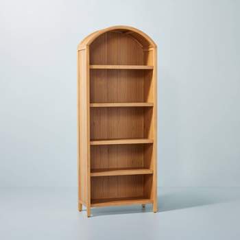 Grooved Wood Arch Bookcase - Hearth & Hand™ with Magnolia