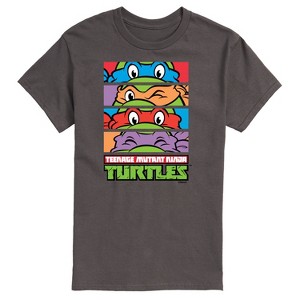 Men's - Teenage Mutant Ninja Turtles - Stacked Faces Short Sleeve Graphic T-Shirt - 1 of 4