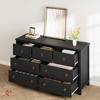 3/6/7 Drawer Dresser for Bedroom,  29"/47'' /54'' Wide Dresser, Chest of Drawers, Wooden Dressers Chest with Clothes Storage Cabinet - 4 of 4