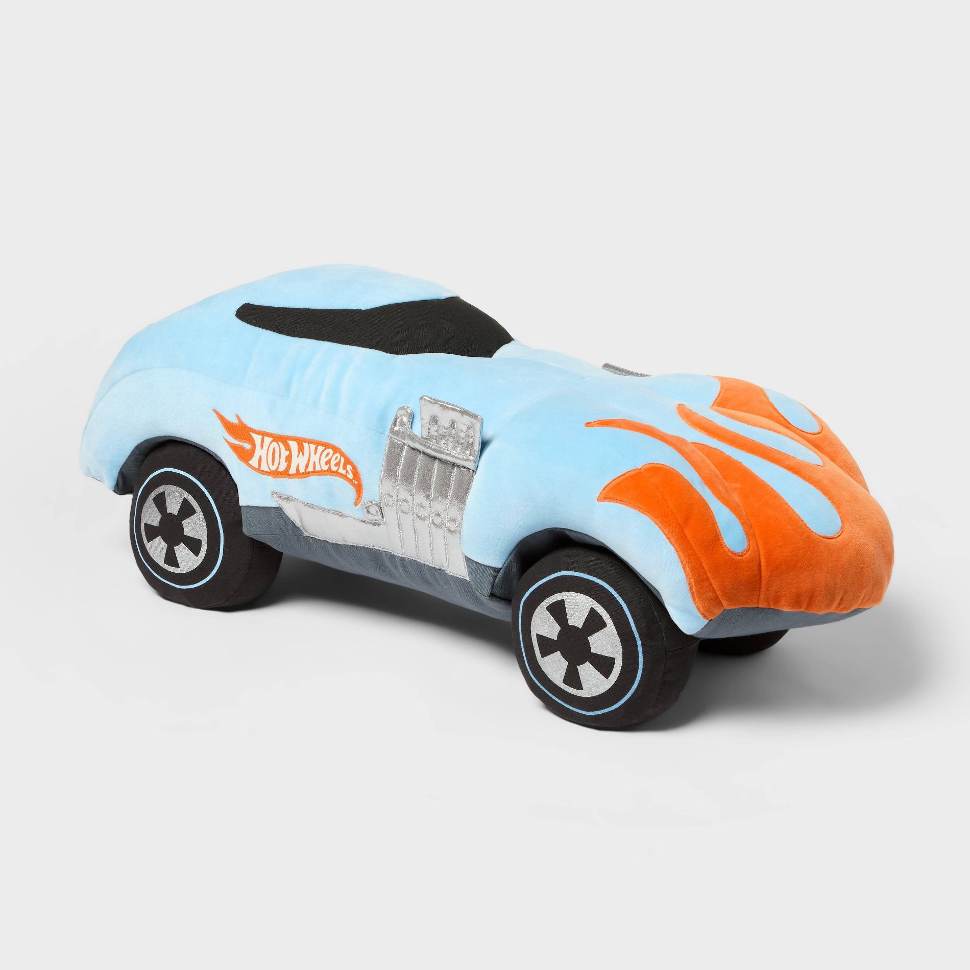 Hot Wheels Classic Jumbo Car Weighted Plush Kids' Throw Pillow Blue - Hot Wheels by Pillowfort™