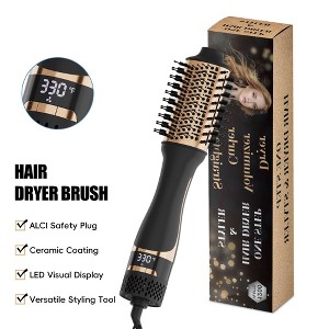 NICEBAY Hair Dryer Brush, Blow Dryer Brush with Display Screen, One Step Hot Air Brush for Hair Drying, Styling and Volumizing - 1 of 4