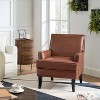 Wooden Upholstered Accent Chair Celadon Armchair | ARTFUL LIVING DESIGN - 3 of 4