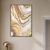 Art Remedy Golden Lines Agate and Geode Wall Art Framed - 2 of 4