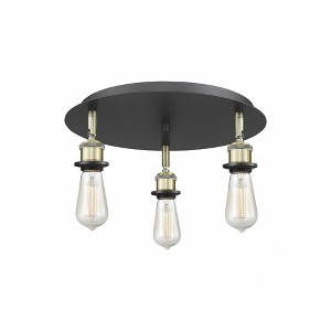 Ballston - 3 Light Flush Mount In Industrial Style-3.5 Inches Tall and 11.75 Inches Wide - 1 of 1
