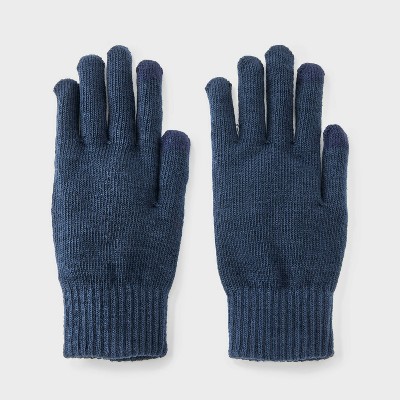 Men's Knit Tech Touch Gloves - Goodfellow & Co™ One Size Fits Most