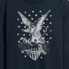 Men's - Instant Message - America Eagle Stars Long Sleeve Graphic T-Shirt - 2 of 4