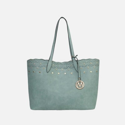Сумки MKF Collection Mariahna 3-Piece Set – Shopper Tote, Crossbody Bag, and Wristlet Wallet Purse by Mia K - Olive — фото 2