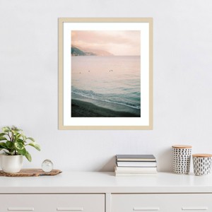 Amanti Art Italian Coast by Justine Milton Wood Framed Wall Art Print - 1 of 4
