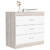 Okak Modern Minimalist 5-Drawer Tall Bedroom Dressers with Metal Handles & Locking Top Drawer,Chest of Drawers for Bedroom,Entryway - 3 of 4