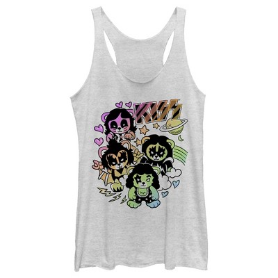 Women's KISS Bear Members Racerback Tank Top