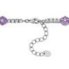 EVERLY JEWELRY | Sterling Silver 5.22 CT TGW White Purple Pink Green Blue Yellow Cubic Zirconia Bracelet - 7.5 in - 2 of 4