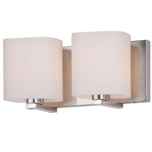 Maxim Lighting Wrap 2 - Light Vanity in  Satin Nickel - 1 of 2