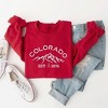 Simply Sage Market Women's Graphic Sweatshirt Embroidered Colorado Mountains - 3 of 3