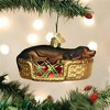 Old World Christmas Blown Glass Ornament, Sleepy Dachshund - 2 of 4