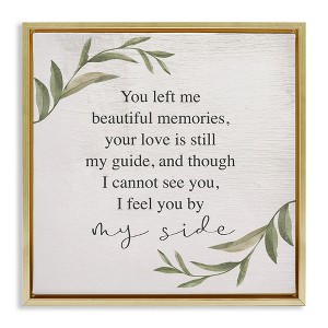 Stupell Industries Grieving Inspirational Heartfelt Phrase, 18" x 18" - 1 of 4