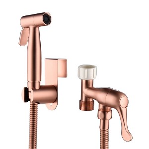Non-Electric Stainless Steel Handheld Bidet Attachment Toilet Sprayer for Toilet Bidet - 1 of 4