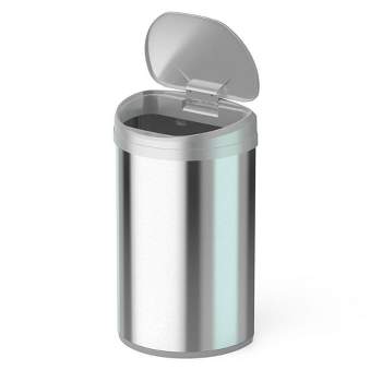 21 Gal. Metal Stainless Steel Square Trash Can Base 21HSS