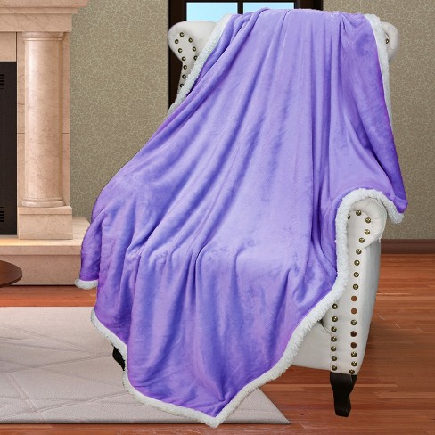 Catalonia Lavender Fluffy Throw Blanket Super Soft Mink Fleece Couch Blanket Fluffy Comfy Warm Heavy Throws Comfort Caring Gift Purple 50 x60 Target