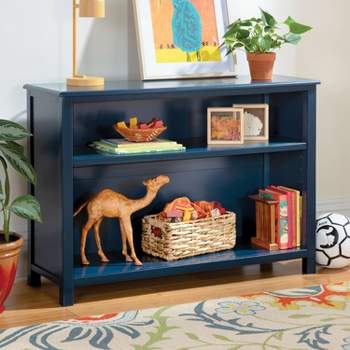 Guidecraft Kids' Deluxe Taiga 2 Shelf Bookshelf: Children's Adjustable Open Toy Storage Organizer, Bedroom Shelving For Books and Toys