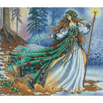 Dimensions Gold Collection Counted Cross Stitch Kit 14"X12"-Woodland Enchantress (16 Count)