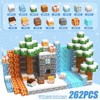 Ruvalino Baby and Toddler Learning Set of 3 Toys Magnetic Building Blocks with Snow World Theme for Creative Play, , 10.62"*5.31"*2.36" - 4 of 4