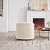 Anybear Swivel Accent Chair, 360-degree Swivel Barrel Chair - 3 of 4
