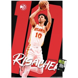 Trends International NBA Atlanta Hawks - Zaccharie Risacher 25 Unframed Wall Poster Prints - 1 of 4