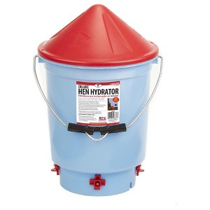 Little Giant Hen Hydrator, Outdoor Chicken Waterer & Poultry Water Dispenser with Gravity-Fed Design for Adult Birds, 3 Gallon - 1 of 4